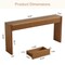 70.9" Sofa Table Wooden Console Table with 3 Drawers for Entryway